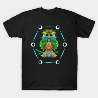 Mandala Art Owl T-Shirt